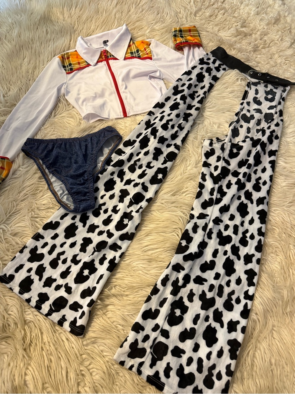 Womenโs sexy Jessie costume (D14)